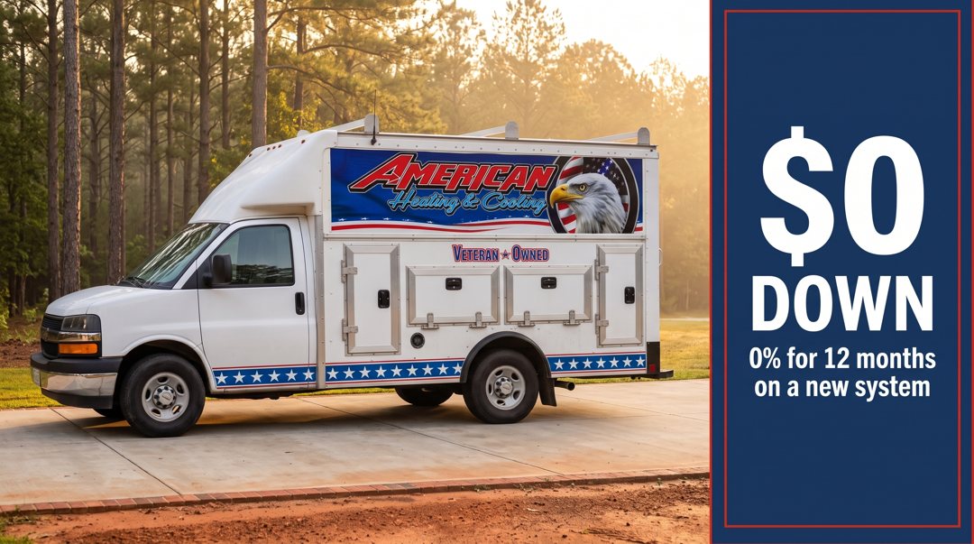 Image ad for American Heating and Cooling