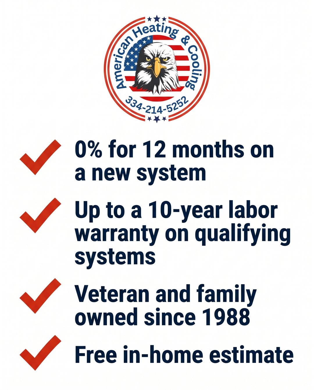 Image ad for American Heating and Cooling