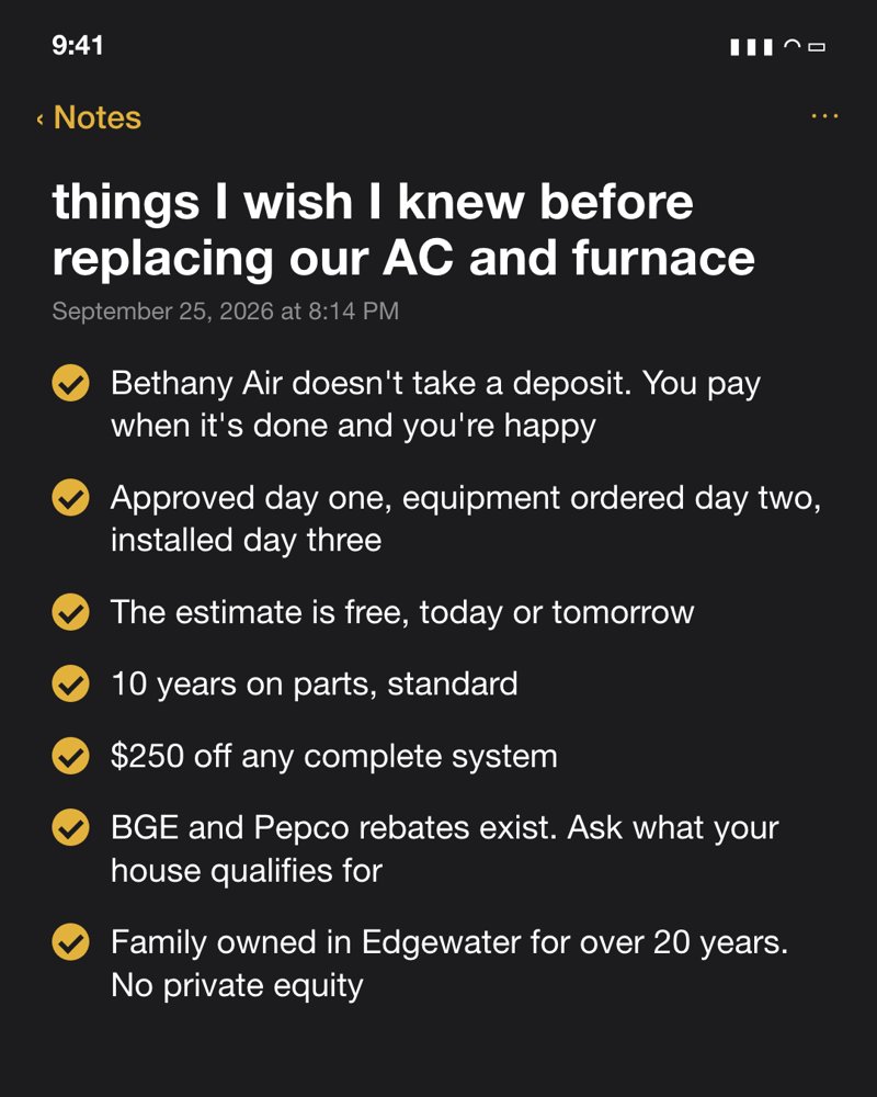 Image ad for Bethany Air