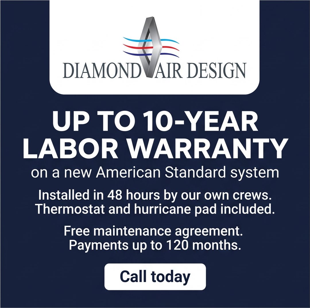 Image ad for Diamond Air Design